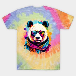 Panda Colourful - Cute Panda Bear T-Shirt